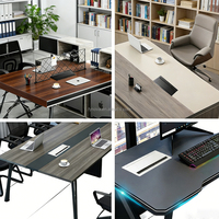 Passe-câbles de bureau en alliage d'aluminium noir avec couvercle rabattable pour bureau, salle de réunion, gestion des câbles