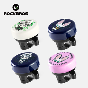 Sonnette de vélo ROCKBROS personnalisée en forme de dessin animé, accessoires de vélo, klaxon de vélo coloré <span class=keywords><strong>pour</strong></span> guidon, sonnette de vélo - Product Image 6