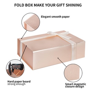 Wholesale Fashion Luxury Cardboard Paper <b>Gift</b> Rigid Shape <b>Magnetic</b> Packaging <b>Box</b> with Foldable <b>Gift</b> Packaging - Product Image 3