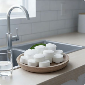 Sale per Addolcitore d'Acqua di Grado Industriale 99% 25kg Confezione Personalizzata Sale in Compresse Cloruro di Sodio per Trattamento Acque - Product Image 1