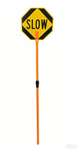 Panneau Stop/Lentement avec poignée et bâton - Product Image 4