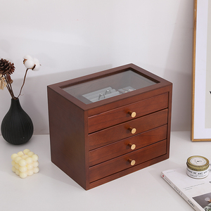 Venta caliente recién llegado joyeros de madera <span class=keywords><strong>con</strong></span> cerradura de llave grado joyero <span class=keywords><strong>caja</strong></span> de reloj joyero personalizado <span class=keywords><strong>con</strong></span> <span class=keywords><strong>muchos</strong></span> <span class=keywords><strong>compartimentos</strong></span> - Product Image 6