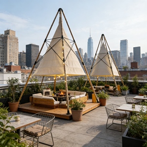 <span class=keywords><strong>Tenda</strong></span> Ignifuga Certificata per la Sicurezza Offre Tranquillità per Falò e Cucina nel <span class=keywords><strong>Campeggio</strong></span> - Product Image 2