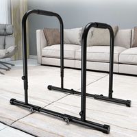 Station de dips multifonctionnelle réglable pour exercices de gym, support de pompes, barres parallèles, barres de traction, supports de dips pour fitness