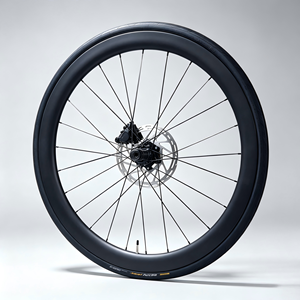 Vélo de route en fibre de carbone pour <span class=keywords><strong>homme</strong></span> avec 24 vitesses, levier de vitesses électrique, jeu de roues entièrement en carbone 700C, frein à disque, pneus Continental, design aérodynamique - Product Image 3