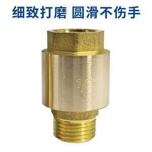 Vanne de retenue en laiton Senfm 46 mm à double filetage extérieur pour tuyau d'eau, anti-refoulement, type vertical, structure à une seule palette - Product Image 5