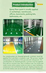 Vernice Epossidica per Pavimenti Resistente ai Graffi, Rivestimento Epossidico Senza Giunti per Interni ed Esterni, Soluzione per Rinnovamento Pavimenti in Calcestruzzo - Product Image 3