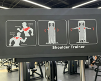 Machine commerciale multi-volutes verticale |   Appareil de musculation réglable à double bras pour exercices de pectoraux et de deltoïdes dorsaux