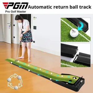 Tapis <span class=keywords><strong>de</strong></span> putting <span class=keywords><strong>de</strong></span> golf professionnel pour intérieur et extérieur, gazon artificiel réaliste, base antidérapante pour l'entraînement à la maison ou au bureau - Product Image 5