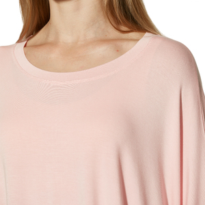 Camiseta de verano Diseño personalizado Impresión de pizza Vestido de noche de gran tamaño Fábrica Mujeres Pijamas cortos Camiseta de bambú <span class=keywords><strong>para</strong></span> dormir con bolsillo <span class=keywords><strong>para</strong></span> el hogar - Product Image 4