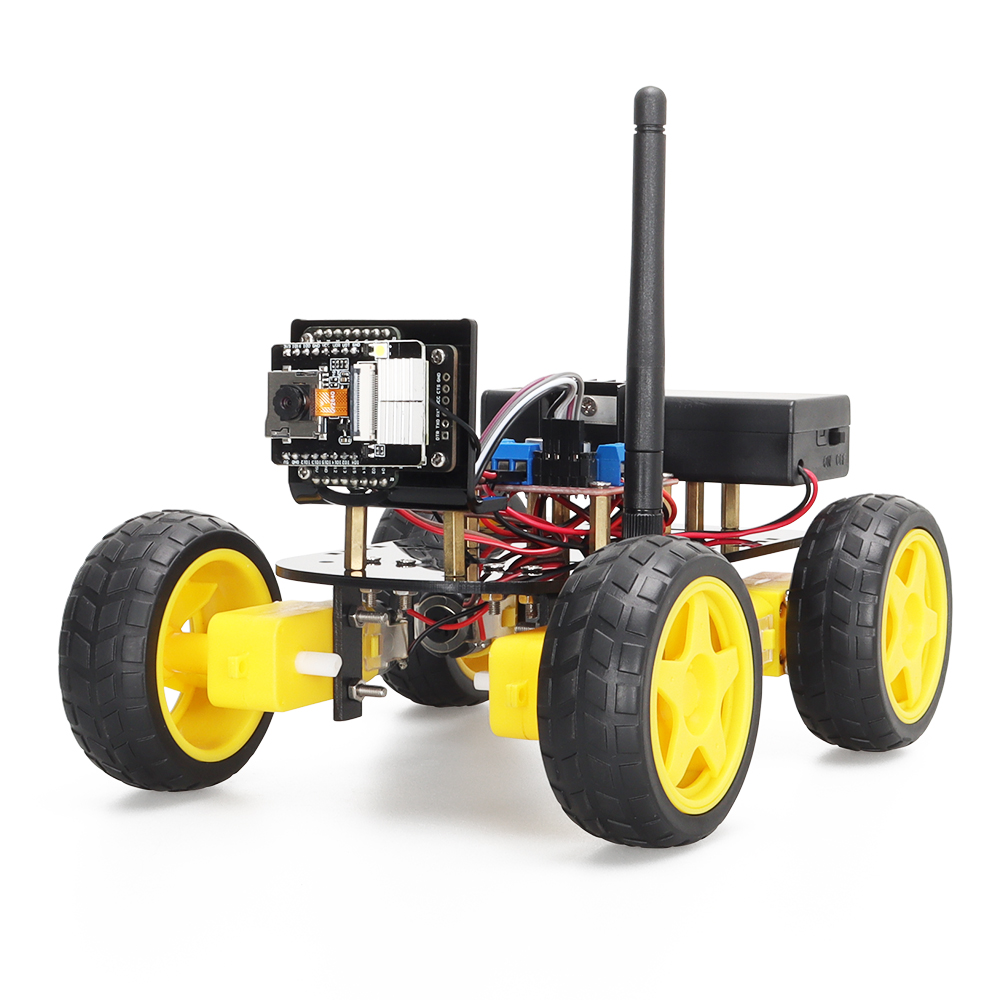 ESP32 Kit Robot CAM Kit pemula pemrograman Kit Robot pintar DIY Kit yang dapat diprogram otomatisasi elektronik