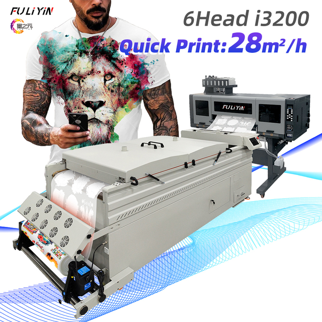 New Upgraded Design Factory Direct Supply Direct to Film 24" 60cm DTF Printing Machine DTF Printer With Shake Powder Machine