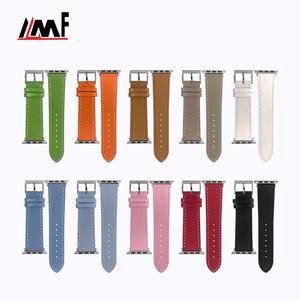 New fashion Colorful 20Mm Italian Nappa Leather <b>Watch</b> Strap Quick Release SmartWatch Strap for I <b>Watch</b> - Product Image 5