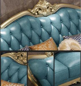 Hiện đại sang trọng phòng khách <span class=keywords><strong>sofa</strong></span> đồ nội thất thiết kế mới chạm khắc khung gỗ rắn da chính hãng 1 2 3 chỗ ngồi <span class=keywords><strong>sofa</strong></span> cho khách sạn nhà - Product Image 6