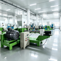 Extrudeuse de nourriture pour poissons de type sec à haute efficacité, machines de traitement de nourriture pour poissons à petite échelle