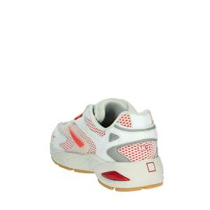 D.A.T.E. Zapatillas Donna Blancas y Rojas 37, Zapatos de Lona Modernos - Product Image 2