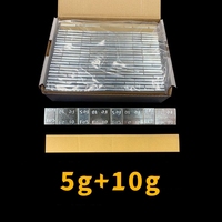 Poids d'équilibrage de roue en fer galvanisé pour voitures, SUV, camions, motos, à coller, 5g, 10g