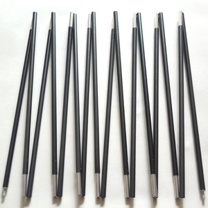 Bâche <span class=keywords><strong>télescopique</strong></span> réglable en aluminium, mât de tente pour le camping et les accessoires, corde élastique - Product Image 3