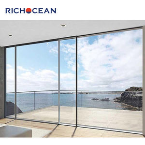 <span class=keywords><strong>Porte</strong></span> <span class=keywords><strong>Coulissante</strong></span> en Aluminium RICHOCEAN avec Rail Pré-Intégré, Double Vitrage Low-E pour Maison - Product Image 4