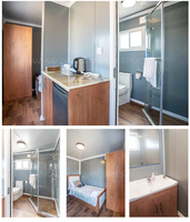 40 pieds Suède modularisation maison conteneur plat avec panneaux sandwich Chine maisons d'hôtel préfabriquées