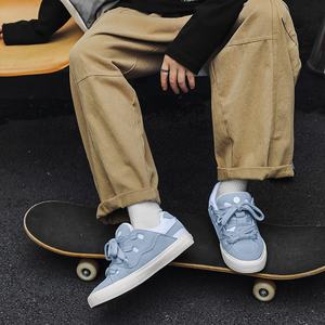 Baskets de sport décontractées en daim unisexe pour homme et <span class=keywords><strong>femme</strong></span>, chaussures de <span class=keywords><strong>basket</strong></span>-ball, haute qualité, LOGO personnalisé, vente en gros - Product Image 3