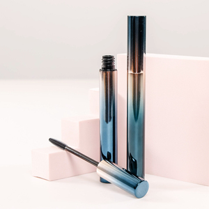 Contenitore per Cosmetici in Plastica Riciclata PCR, <span class=keywords><strong>Tubo</strong></span> Vuoto per Mascara con Sfumatura Argento-<span class=keywords><strong>Verde</strong></span> - Product Image 1