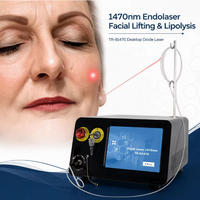 Appareil de lifting facial Triangel 1470nm Endoskin, machine de liposuccion laser à fibres, appareil de lifting corporel et facial chirurgical Endo Laser