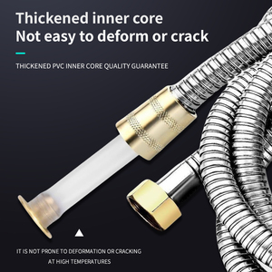 304 ống thép không gỉ bện, vòi hoa sen, vòi nước nóng phòng tắm, nhà máy bán hàng trực tiếp. - Product Image 4