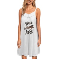 Nouvelle Robe Imprimée sur Demande, Personnalisée, Sans Manches, Sexy, Style Corne de Cerf, Jupe Soleil Balayant la Plage, Robe de Plage pour Femme