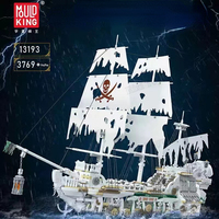 Mould King 13193 MOC Creativity City, Maqueta de Barco Educativa, Kit de Modelo de Barco para Exhibición, Regalos para Adultos, 3769 Piezas, Juego de Bloques de Construcción