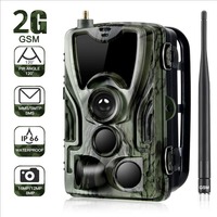Caméra de chasse 2G 20MP 1080P, caméras de surveillance SMS/MMS/SMTP, pièges photo, temps de déclenchement de 0,3s, vision nocturne pour la faune