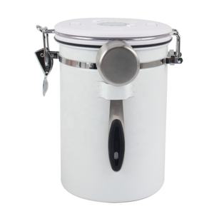 กระป๋องกาแฟสำหรับกาแฟบด พร้อมตัวติดตามวันที่และที่ตวง  กระป๋องเก็บกาแฟแบบสุญญากาศ - Product Image 1