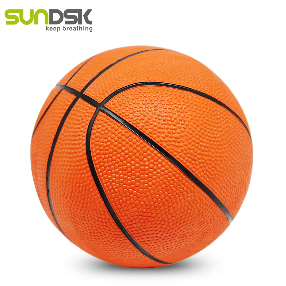 Petite coque de basket-ball en caoutchouc, taille 1, orange, mini oem