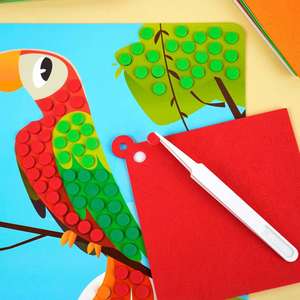 Creative Mess-Free Travel Toy Fashion Diy Crafting <b>Kits</b> Birthday Gifts Eva Dot Art <b>Kit</b> for Kids Boys Girls - Product Image 4