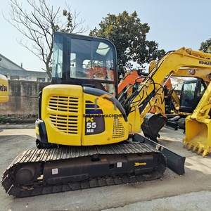 Miniexcavadora Usada con Pintura Original, Excavadora de Cadenas KOMATSU PC55MR en Venta - Product Image 3