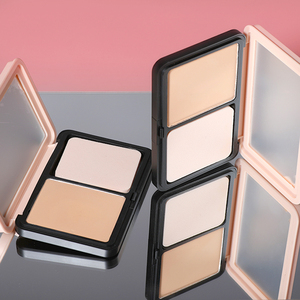 Polvo <span class=keywords><strong>compacto</strong></span> vegano personalizado, base de <span class=keywords><strong>maquillaje</strong></span> de 11 colores, polvo de prensa mate de cobertura completa de larga duración para <span class=keywords><strong>piel</strong></span> oscura - Product Image 5