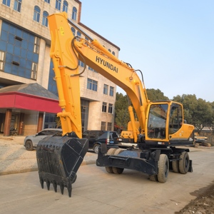 High Quality Hyundai Brand New Excavator Construction 210W-9 Original 21 Ton Hydraulic Excavator Mini <b>Small</b> <b>Wheel</b> Excavator - Product Image 6