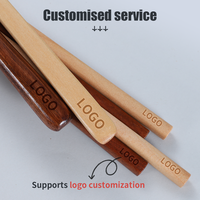 2025 nouveau Design écologique réutilisable bambou couverts ensemble baguettes en bois cuillère pour cuisine Restaurant