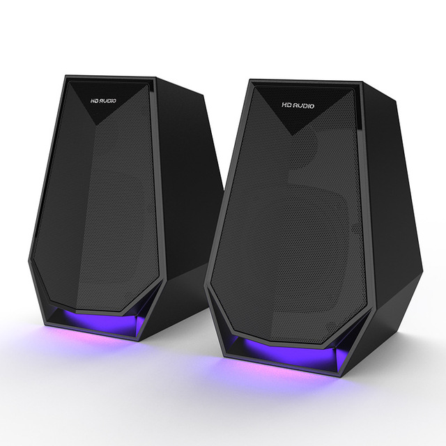 New Model Cross-border GM07 Multi-color LED Gaming Speaker - Home Use for Laptops and Gaming Audio System