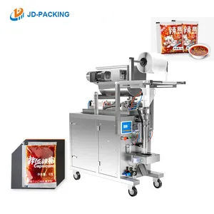Multi-function cheap chili sauce tomato sauce soy sauce caviar butter curry paste liquid soap cosmetic sample packaging machine
