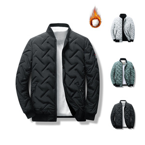 Giacca da <span class=keywords><strong>Uomo</strong></span> Imbottita in Cotone Autunno Inverno Stile Coreano Collo Alto Corto Leggero e Sottile in Velluto all'Ingrosso Top Caldo - Product Image 6