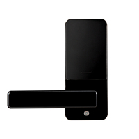 Cerradura de manija de cilindro inteligente conectada a la aplicación TTLock, entrada de código de contraseña de huella dactilar, cerrojo para puerta de aluminio, seguridad, dormitorio, Oficina