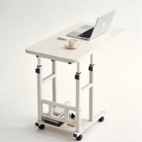 Table console moderne en bois à hauteur réglable pour chambre et salon - Meuble portable idéal pour dortoir
