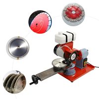 Meuleuse rotative électrique 370W à vitesse variable avec injection d'eau pour lames de scie à plaquettes carbure, 5 meules de ponçage, pure