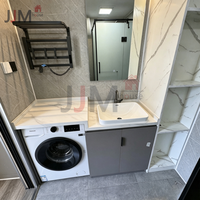 JJM Luxury Maison Capsule Spatiale Modulaire Préfabriquée Intelligente 1 ou 2 Étages, 2 Chambres, 20ft x 40ft, pour Hôtel
