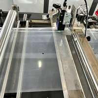 Machine automatique de fabrication de sacs à fermeture éclair en PE/PVC, machine de scellage latéral pour sacs à glissière en plastique, machine de fabrication de pochettes pour vêtements