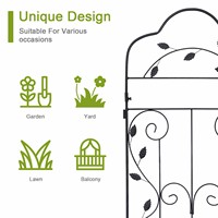 Arche de jardin décorative en métal, treillis pour roses grimpantes, support pour plantes, arche extérieure, décoration de jardin pour mariage