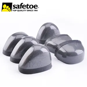 SAFETOE เหล็กนิ้วเท้ามาตรฐานยูโรที่มีแถบยางเหล็กนิ้วเท้า