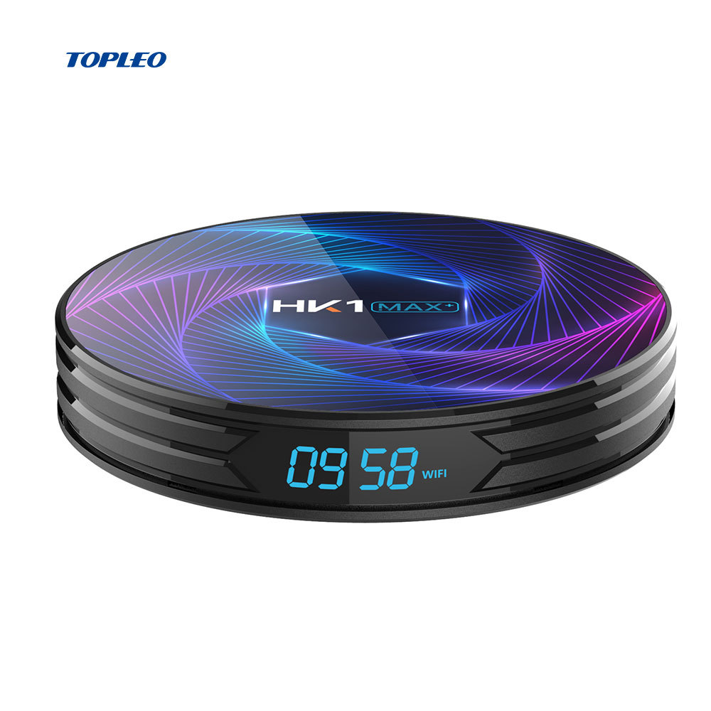 2020 FÁBRICA DE HK1 MAX PLUS RK3368 PRO Android 9,0 caja de TV Octa Core 4GB 32GB 2,4G/ 5G Wifi 4K Set Top Box hk1 max +