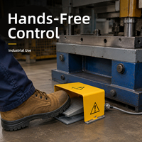 Interrupteur à pédale de sécurité CHENF, conception anti-déclenchement accidentel, commande au pied industrielle pour presse hydraulique